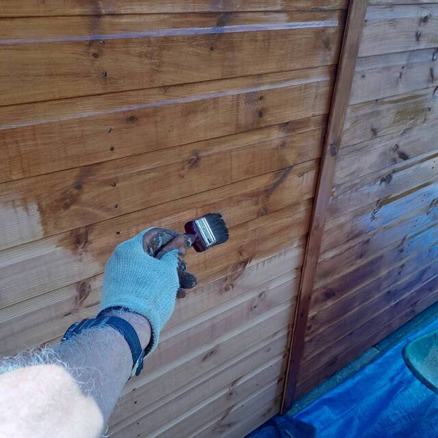 During: potting and tool shed in a Billingshurst garden (2)
