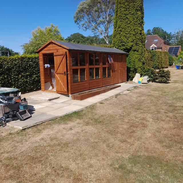 After: potting and tool shed in a Billingshurst garden (3)