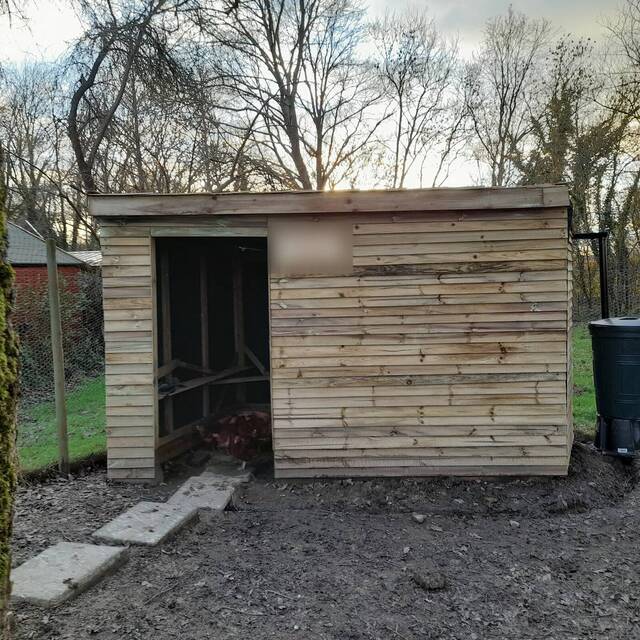 After: bespoke timber chicken house built by Cordreys (1)