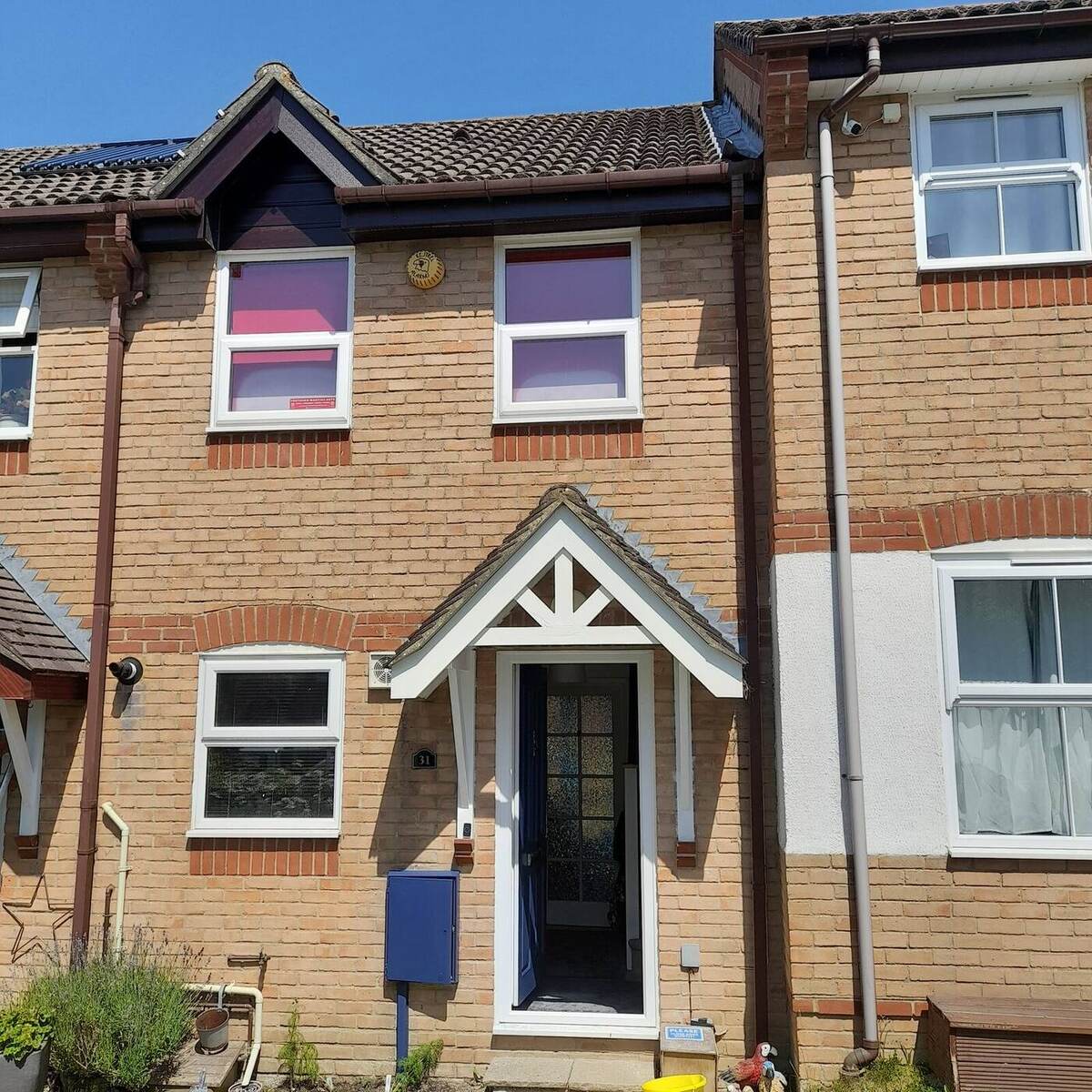 New fascias and soffits fitted to a terraced house by Cordreys