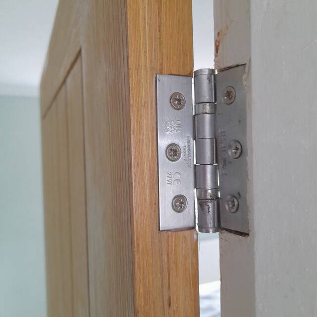 During: new oak internal doors (2)