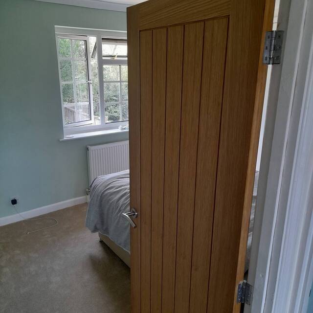 After: new oak internal doors (1)