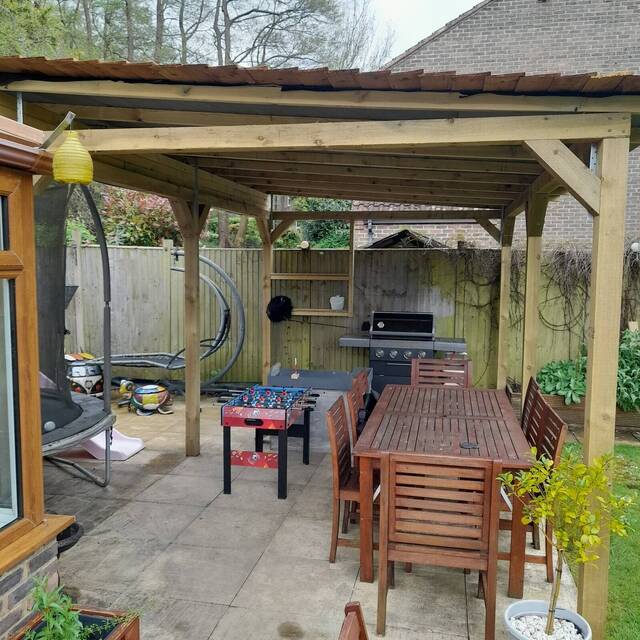 After: covered timber pergola over a patio dining area (2)