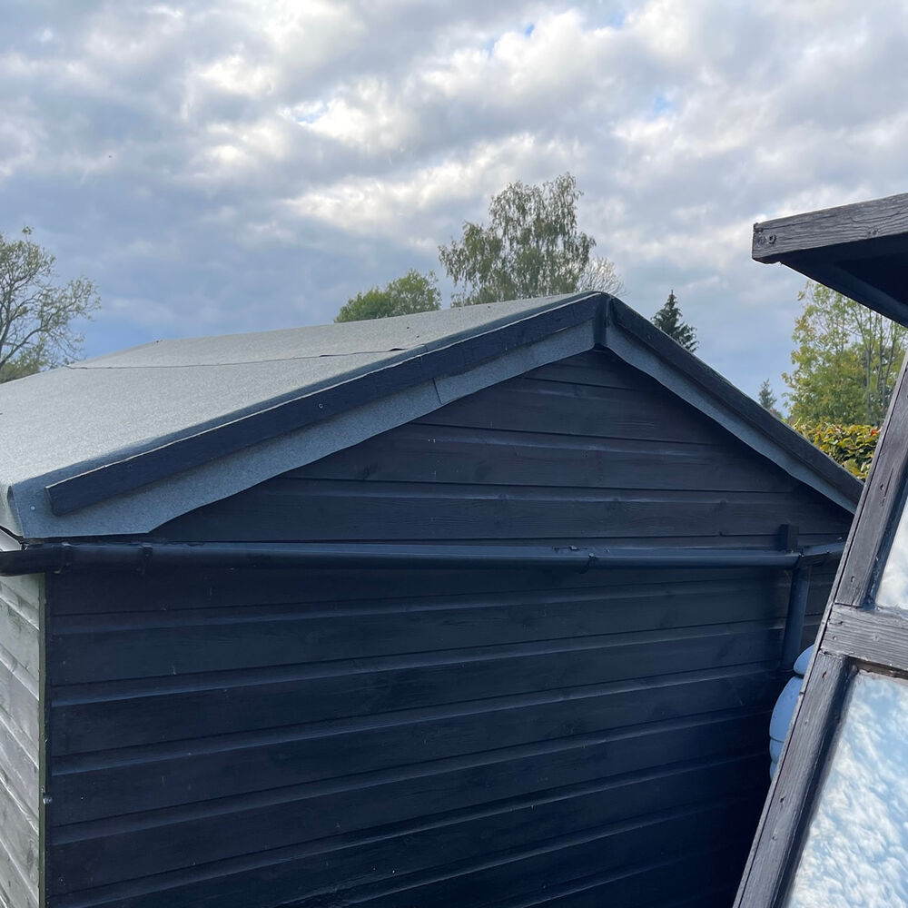 Completed maintenance repair at a rental property
